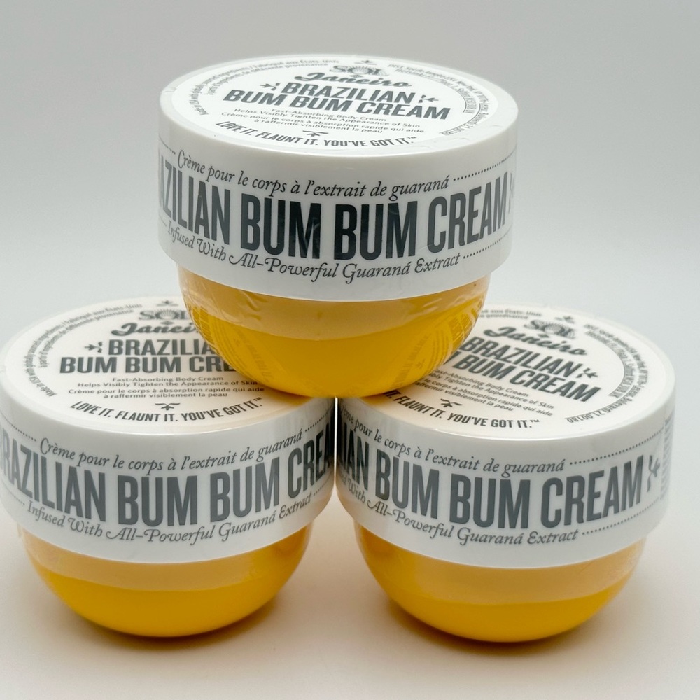(3-Pack) Sol De Janeiro Brazilian Bum Bum Cream 2.5 oz./ 75 ml SEALED